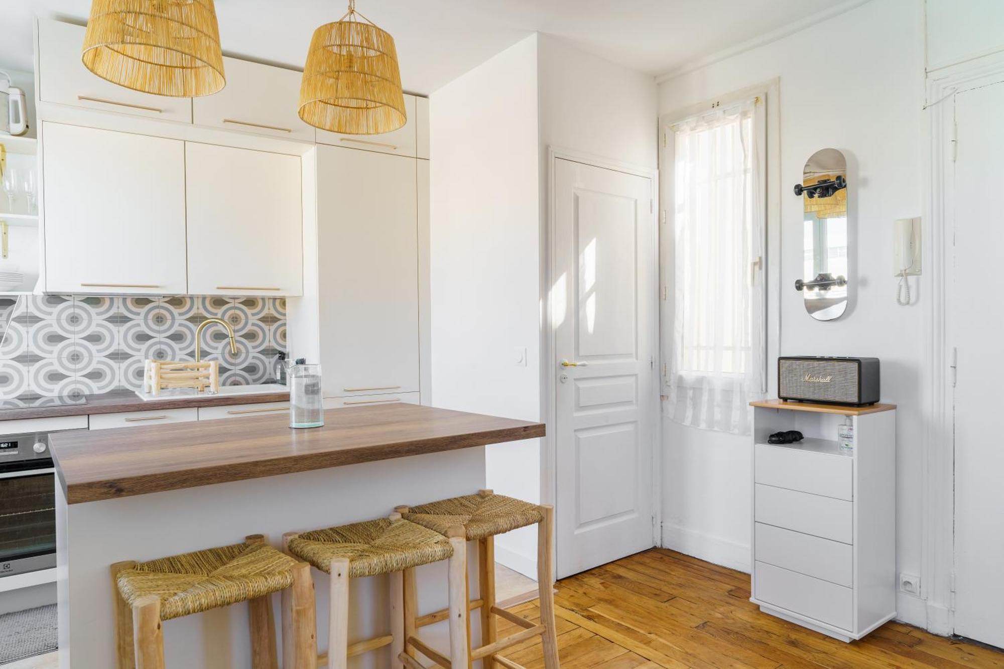 Bright & Serene 1bd Retreat Canal Saint-martin Apartment